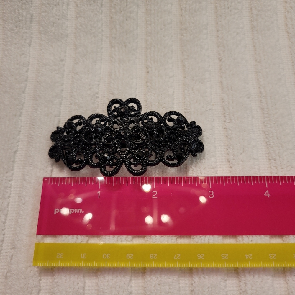 Bundle of 4 Rhinestone Scunci Rhinestone Barrettes NWOT - Picture 9 of 9